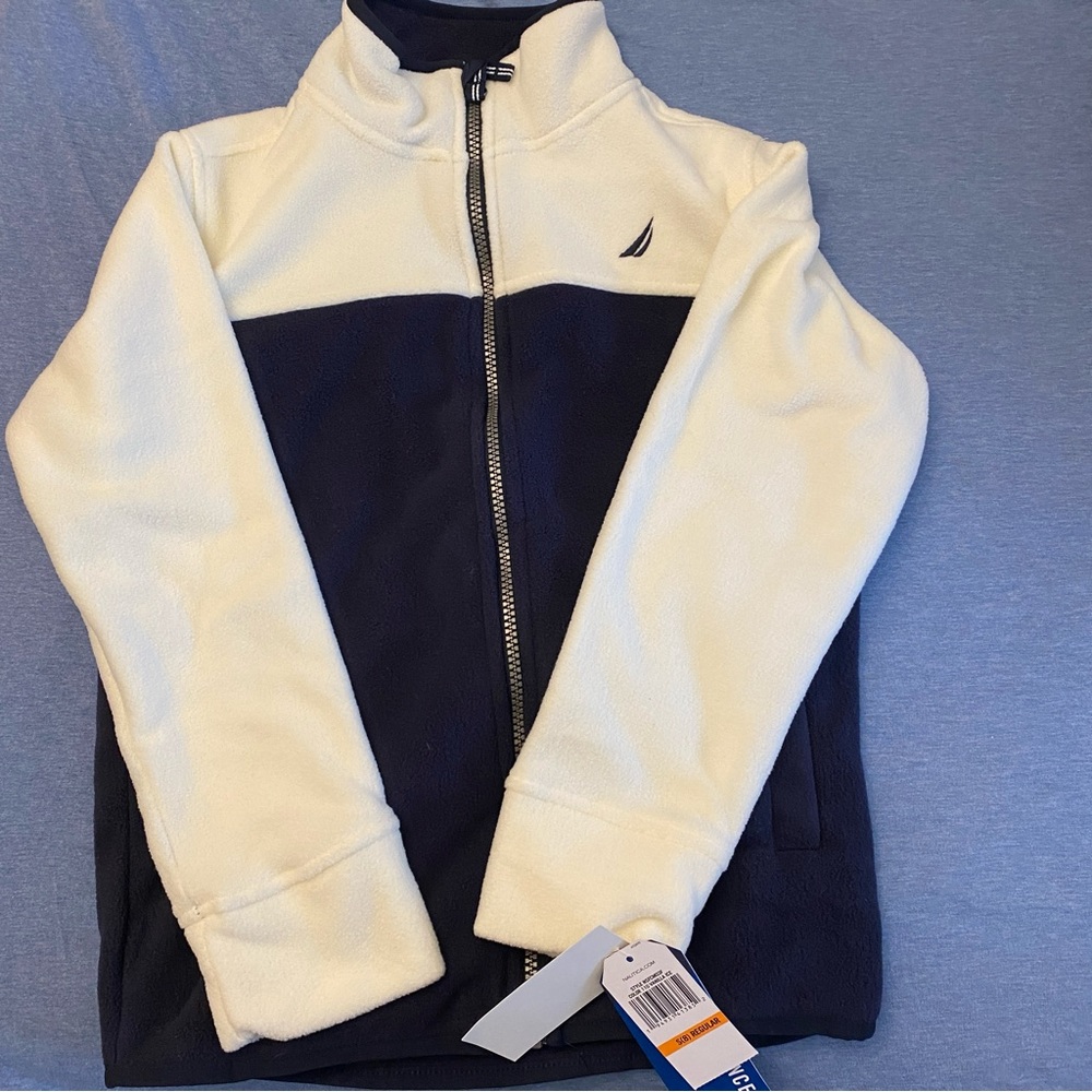 Nautica boys zip up fleece
